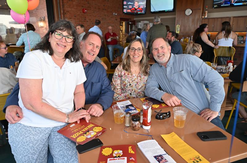 Spoonie’s relatives enjoying the event are (l-r) Cleta and Tim Sponaugle and Christine and Dan Sponaugle.