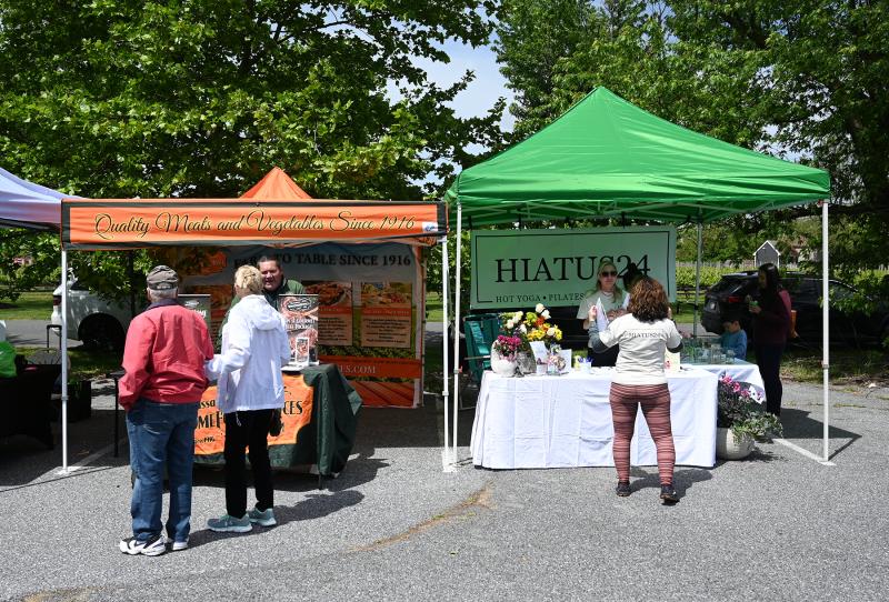 Passanante’s Home Food Service, left, and Hiatus 24 were among the more than two dozen vendors at the event.