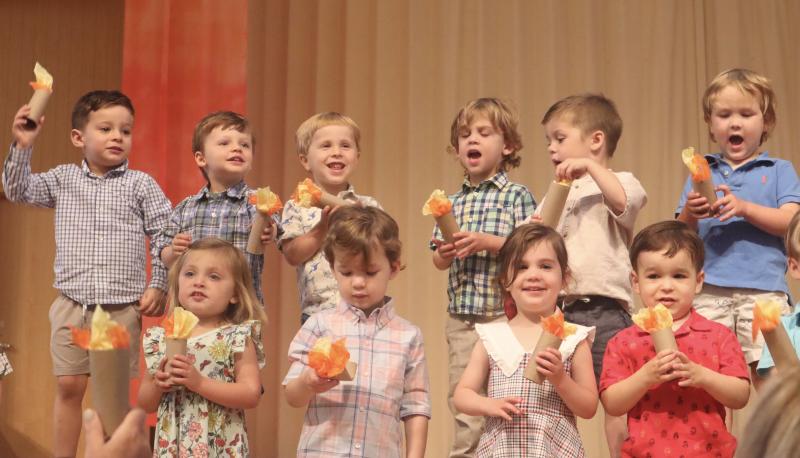 The Duckling Class shows how they let their light shine. In back are (l-r) Callahan Mcleish, Jack Klosowski, Tanner Geyer, Cash Weeth, Eli Lyman and Cooper Coveleski. In front are Avery Jackewicz, Brent Harvey, Vivienne Weeth and Mason Ciel.