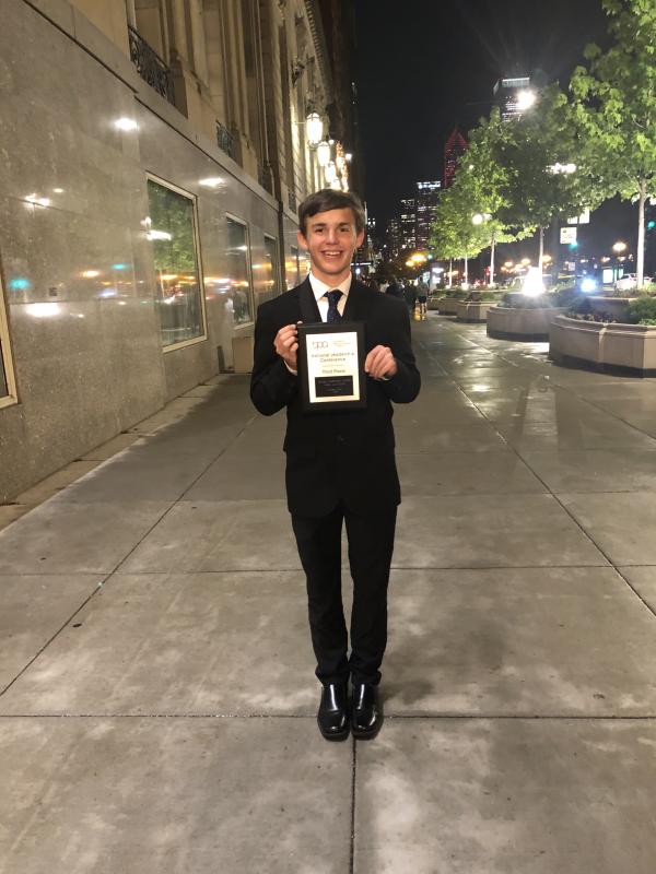 Isaac Stuart took to the streets of Chicago to celebrate his third place victory in business fundamentals. Issac bested 129 other competitors to become Mariner BPA’s first member to place nationally in this event.