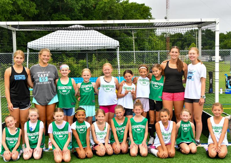 Third and fourth graders. Shown in back are (l-r) Norah Block, Lina Frederick, Madison Pratt, Finley Allen, Hannah Hartstein, Chloe Arjona, Lulu Miller, Leah Jaffe, Elena Booth and Grace Heers. In front are Emma McNamee, Molly LaFlamme, Harper Michener, Gia Scott, Piper Smith, Manning Bean, Piper Simon, Aubrey O’Neill, Emma Stewart and Madelyn Hunt.