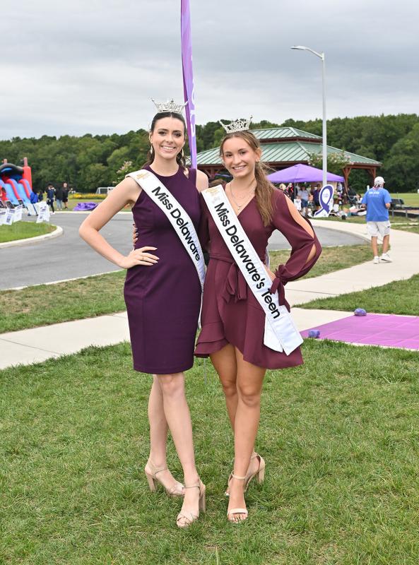 Attending the event are Nova Rae Gaffney, Miss Delaware 2024, and Gabby Morgan, Miss Delaware Teen 2024.