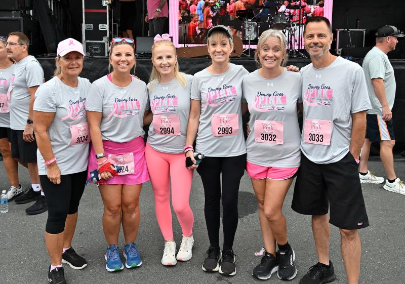 The Aqua Tech Water specialties team are (l-r) Charlotte Ray, Sara White, Maya White, Lisa White, Heather Quigley and Mark Benston.
