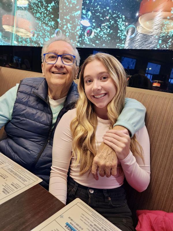 Ron Varano would like to dance with both of his granddaughters at their weddings. He is shown with Ella Fields, a sophomore at Florida Gulf Coast University. SUBMITTED PHOTO