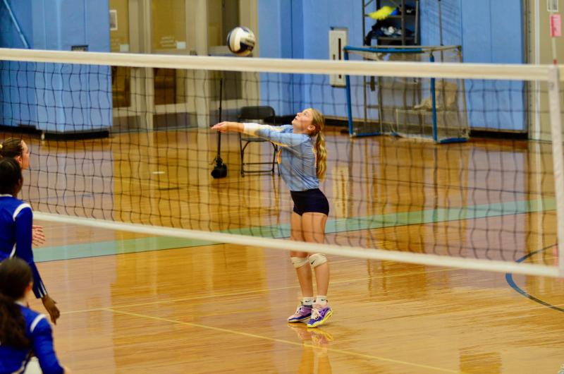 Cape junior Mallory Terhune keeps the play alive. Cape coach Tyler Coupe said her hustle allowed her to make plays the team needed at critical moments.