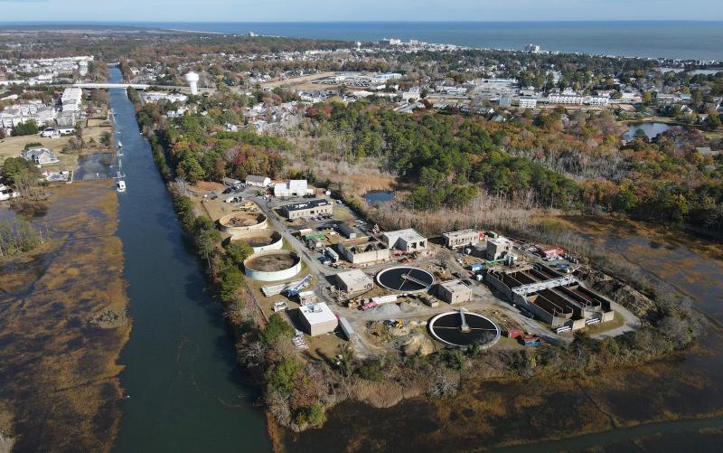 Rehoboth Beach commissioners reached a consensus during a workshop Dec. 9 to proceed with a vote on whether the city should move forward with a regional wastewater partnership that would include Lewes Board of Public Works and Sussex County. Shown is the Rehoboth Beach Wastewater Treatment Plant. NICK ROTH PHOTO