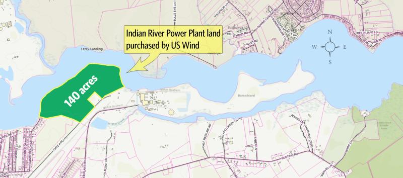 During a meeting Dec. 17, Sussex County Council voted 4-1 against a conditional-use application for a substation in Dagsboro related to the US Wind offshore wind project. The substation is proposed to be on about 25 acres of land in a 140-acre parcel next to the Indian River power plant. CHRISTOPHER D. FOSTER ARTWORK