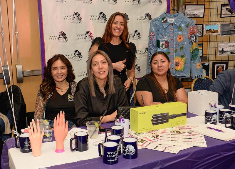 The staff of Casa De Beauty in Georgetown are (l-r) Consuelo Amezquita, Maritza Robles, owner Icela Garcia and Pochi Sereno.