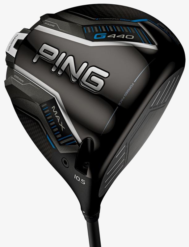 Ping’s new G440 Max driver includes several changes from past models, including a carbon-fiber wrap that reduced weight and a lowered center of gravity for higher launches. SUBMITTED PHOTO
