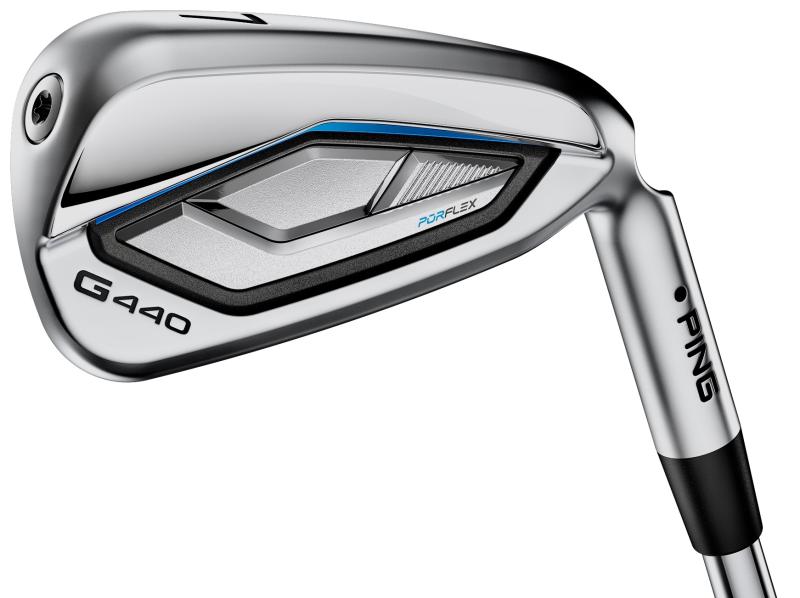 Ping’s G440 irons are the company’s game-improvement offering for 2025. The new design is smaller than previous models and also features sound-dampening polymer materials on the back of the club head. SUBMITTED PHOTO