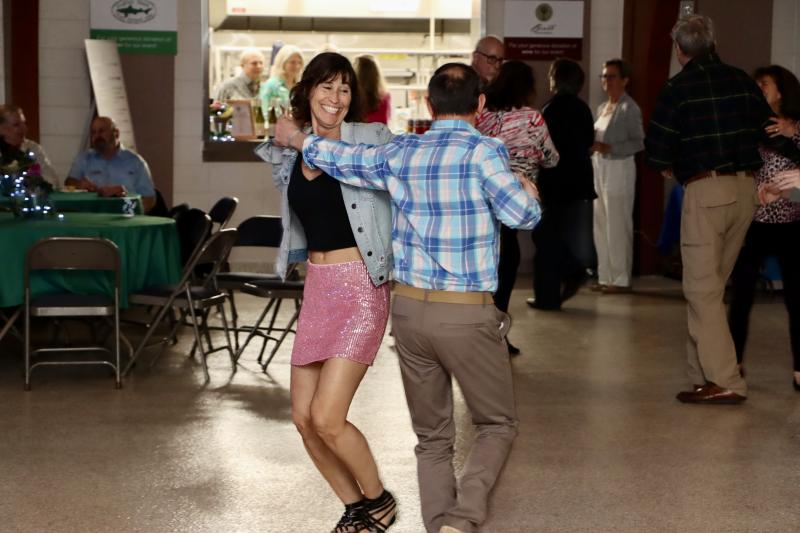 Pam and Doug Lynch spent almost the entire evening on the dance floor at the annual Rehoboth in Bloom Bloomin’ Dance Party March 28. This year, the Funsters provided the music. The fundraiser allows the volunteer group to buy flowers for the gardens and planters around the downtown area. BILL SHULL PHOTOS