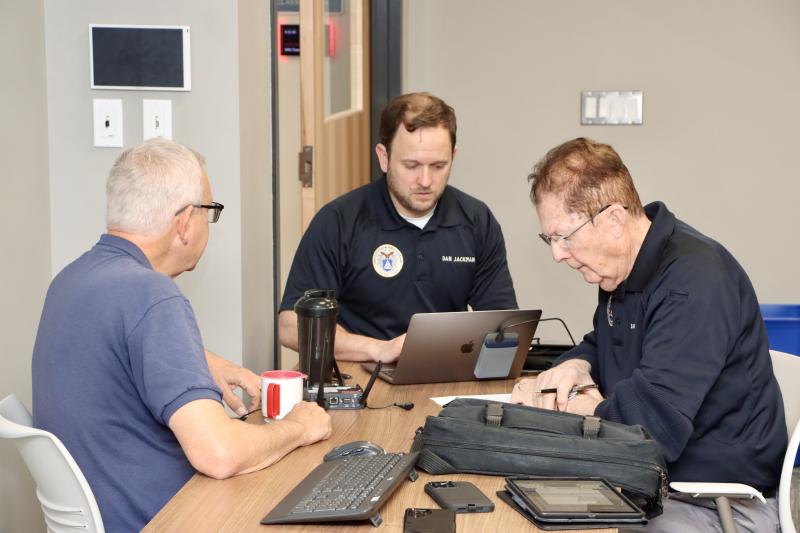 The air operations team plans the response to the search for a missing aircraft somewhere on Delmarva.