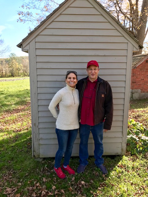 After the transplant was complete, CK Allen, left, drove to see Norman Heckler Jr. and see how he was doing. SUBMITTED PHOTO