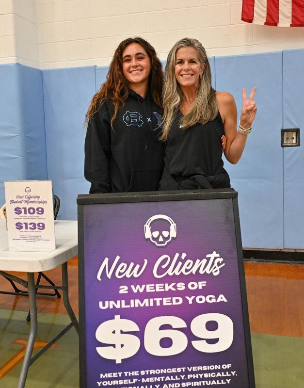 Mya and Ali DiSabatino of Soulfire Collective Yoga deliver the message that yoga helps empower individuals so they can live a life of possibility and connection both on and off the mat.