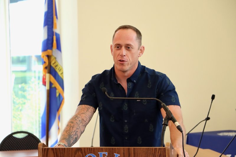 T.J. Webb, a former Milford K9 officer who was critically injured during a police-involved shooting in Rehoboth Beach in 2020, is the featured speaker. Webb said the shooting made him realize the impact service dogs can have on mental health and well-being.