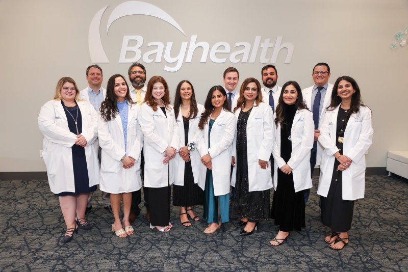 Bayhealth Internal Medicine Residency Program graduates shown are in back (l-r) Eli Levin, DO, PhD; Mohammed (Omar) Choudary, DO; Tyler Faimon, DO; Taimur Bayar Masood, MD; and Enrique Cortez Bernal, MD. In front are Danielle Hovington, DO; Ashmin Singh, DO; Tarah Kuhn, DO; Shakeera (Kaylee) Dunn, MD; Nairuti Sanghavi, MD; Misbah Safdar, MD; Aqsa Moten, MD; and Vandana Bandari, MD. SUBMITTED PHOTO