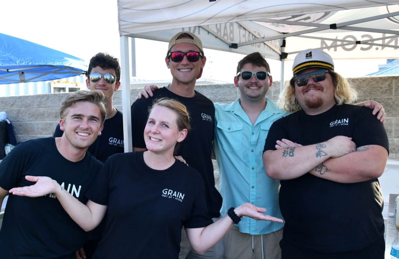 Rocking the Docks staff includes (l-r) Michael Daniello, Giovanni Palermo, Amy Palatini, Nolan Kerstetter, Austin Carey and Kody Conrad.