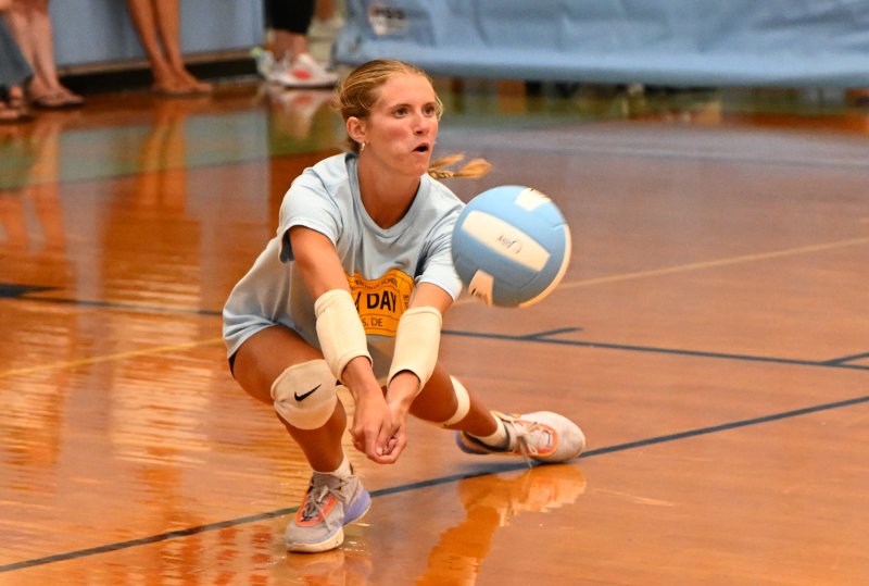 Cape junior libero Amara Fruchtman makes a diving return.