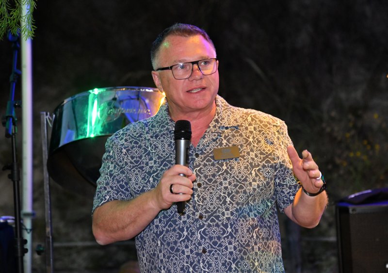 Children’s Beach House Executive Director Richard Garrett speaks to the need for funds to keep CBH fulfilling its mission.