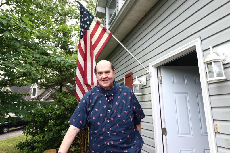 John Brady, a former attorney and Sussex County elected official, died at his home Aug. 10 after a long illness. His family, friends and caregivers were by his side. Brady is seen here outside his home in 2024, after he announced that health issues were forcing him to retire from practicing law. BILL SHULL PHOTO