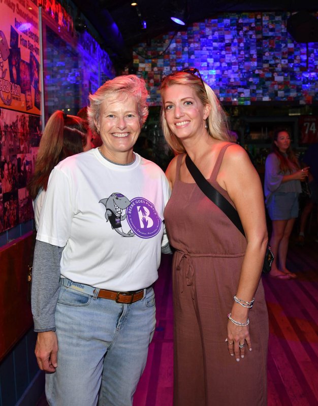 Kay Young, executive director of Beebe Medical Foundation, left, and Jessica Gordon smile for the camera.