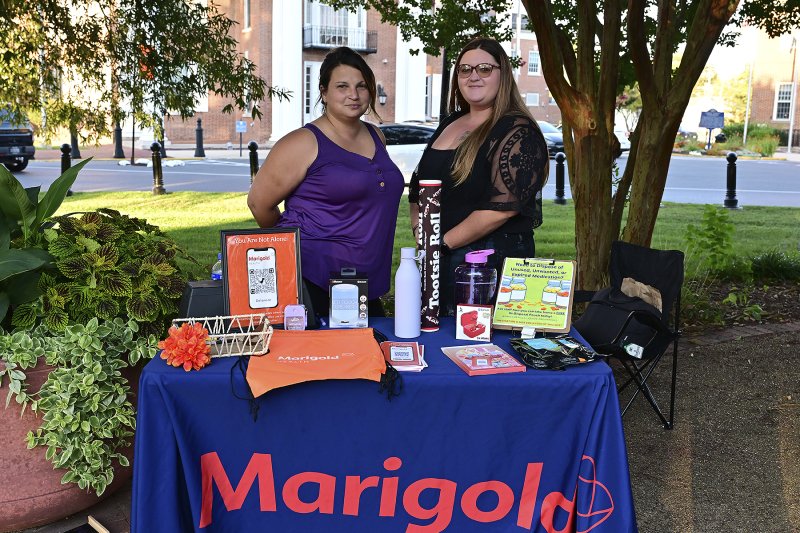 Julie Monturi, left, and Samantha Parker are with Marigold Health, a 24-hour, seven-day-a-week anonymous support group chat.