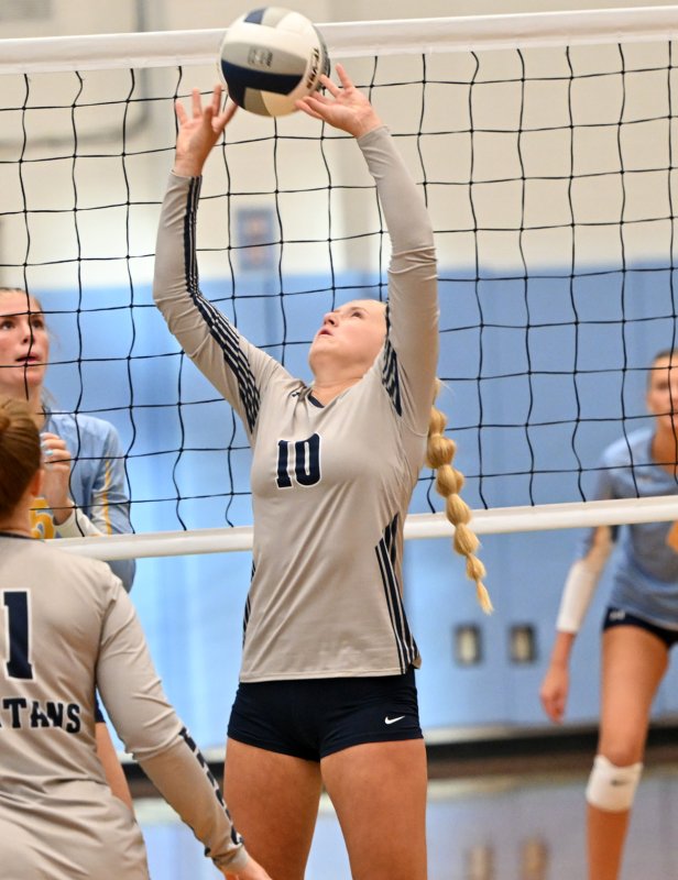 Lake sophomore Sadie Fournier puts up one of her 40 assists.