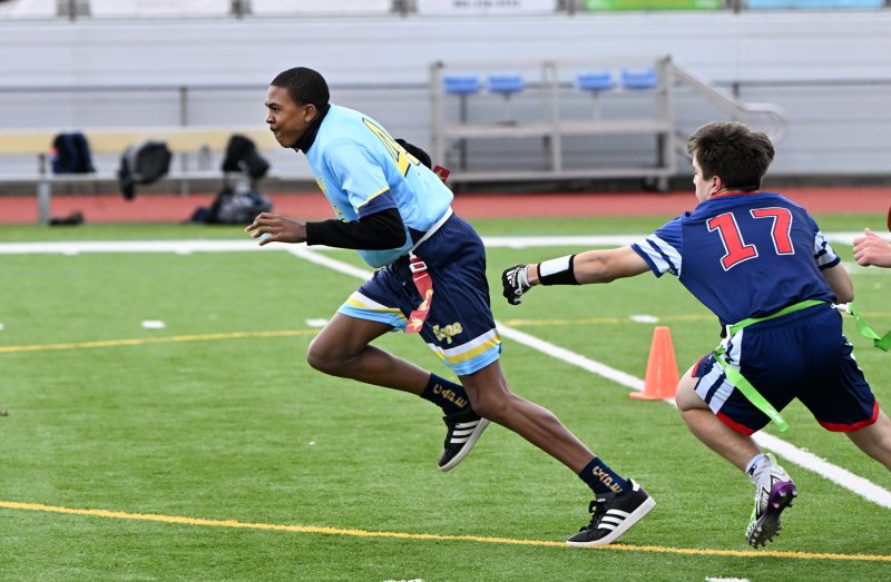 Cape senior Zane Richardson turns on the afterburners and sprints 35 yards for a touchdown.