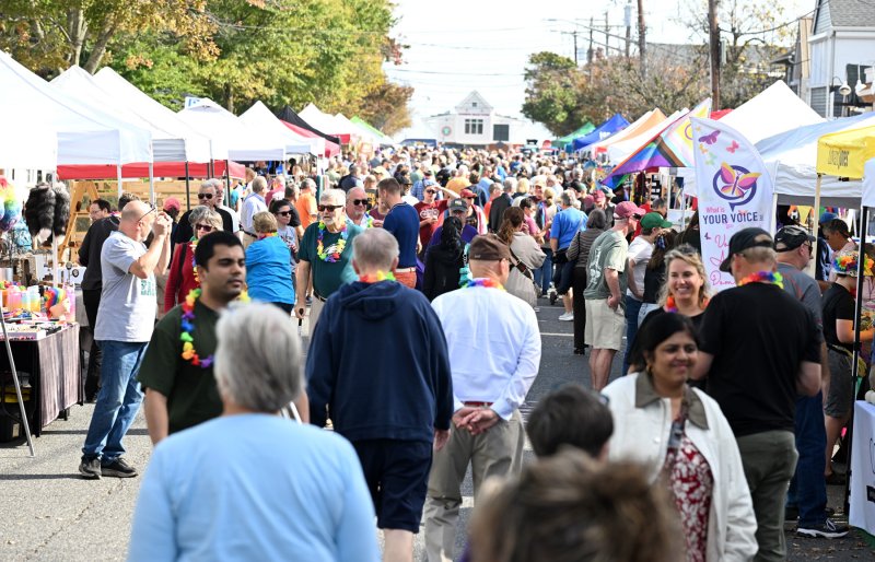 The event draws a large crowd throughout the day.