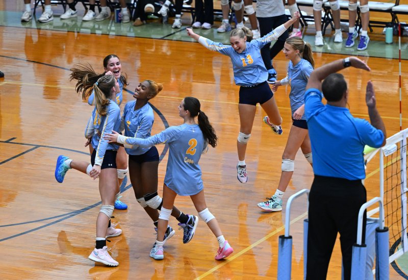 The high-energy Vikings celebrate a winner.