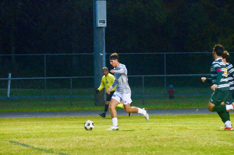 Sussex Academy senior George Sapna used a Liam Stegall pass to open up the scoring.