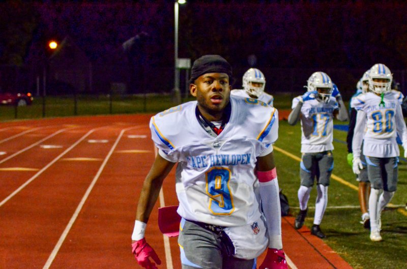 A kicker himself, Navin Duffy read an onside kick from Dover perfectly and returned it 55 yards to the house.