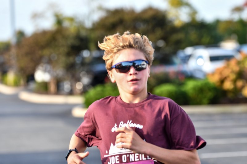 Devin Silva hits the line in 18:51.