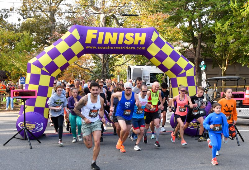 The start of the Sea Witch 5K in Rehoboth Beach.