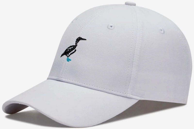 Mantra Apparel also uses this blue-footed booby as a logo for the company. This year’s allotment of booby hats sold out, a sure sign of its popularity. SUBMITTED PHOTO