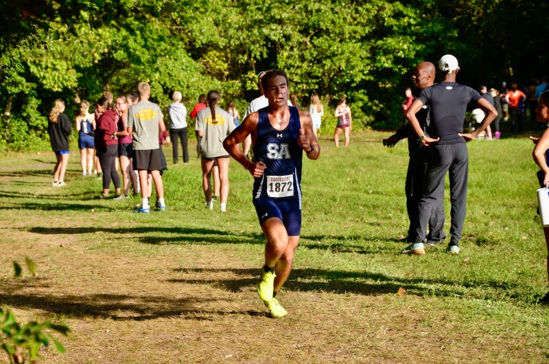 Sussex Academy senior Ryan Moody, shown winning the Tidewater Classic, led the Seahawks to their fourth straight title Henlopen South title.