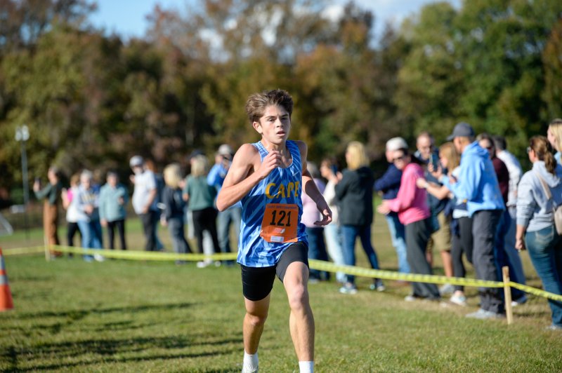 Cape’s Nick Petito logs a time of 16:27.