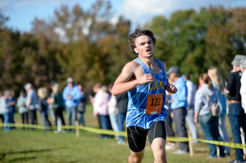Cape’s Andrew Radka logs a time of 16:33.