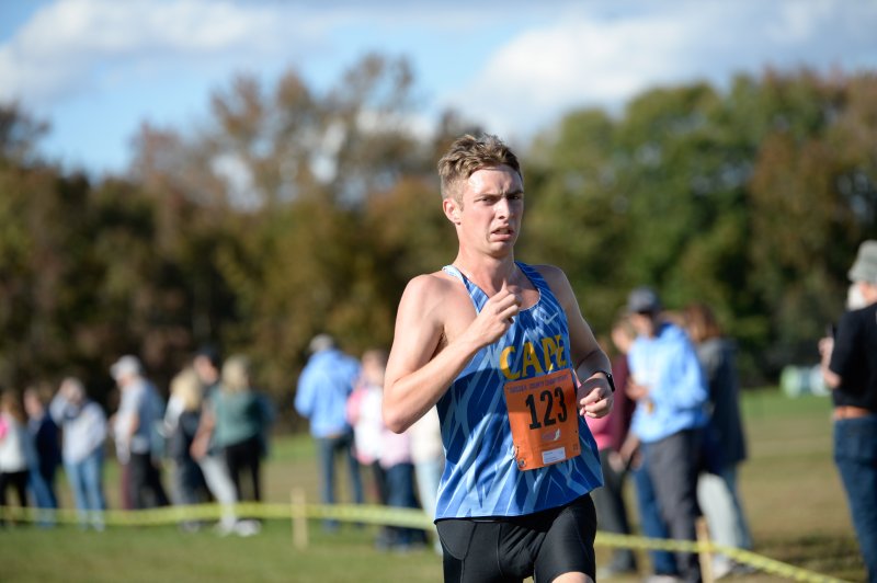 Cape’s Brayden Redd records a time of 16:56.