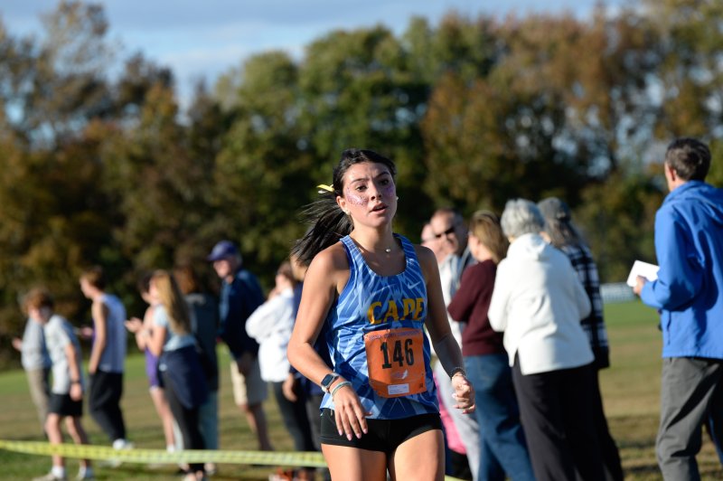 Shiloh O’Grady of Cape skitters to the line in 21:36.
