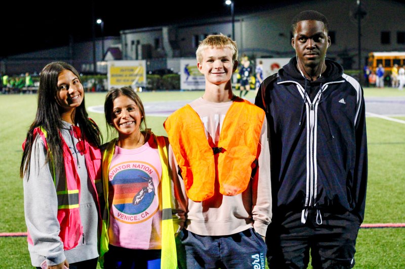 The junior court nominees comprise (l-r) Khloe Allen, Selena Jacobs, Jordan Green and Jovan Jean-Louis. AARON R. MUSHRUSH PHOTO