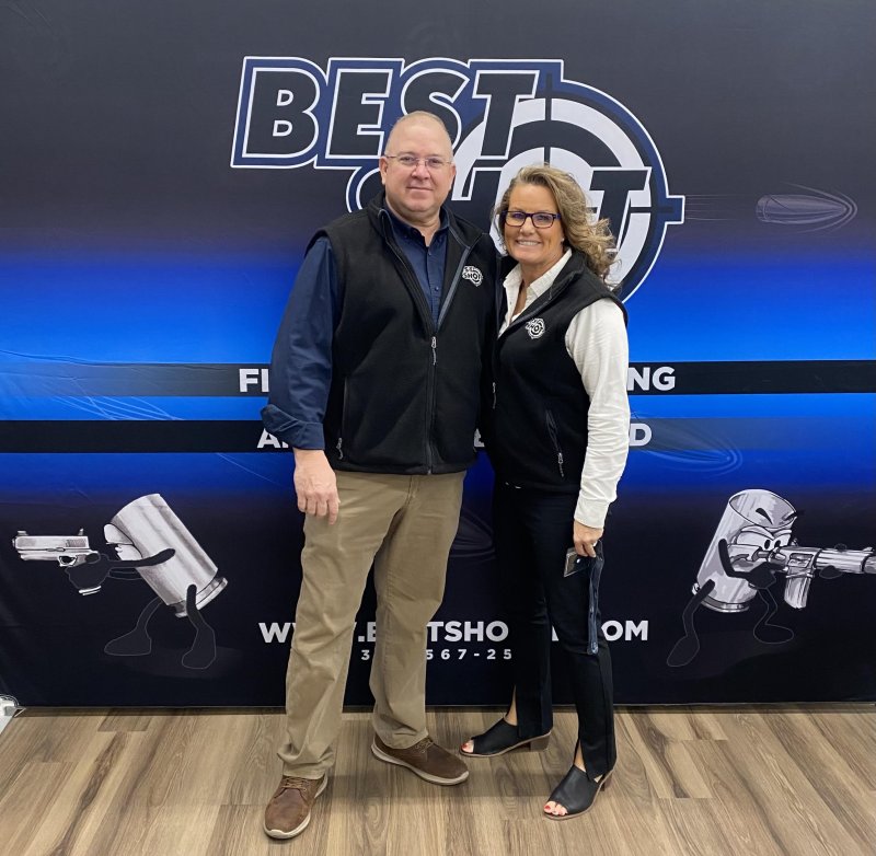 Ron and Jenn Hagan are owners of Best Shot Indoor Range, Pro Shop and Training Center in Lewes. SUBMITTED PHOTO