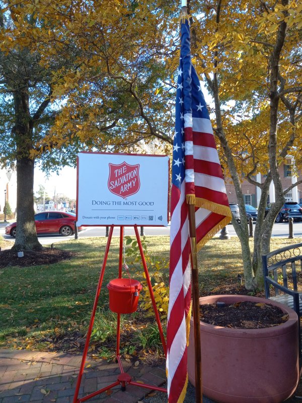 The classic red kettles can be found at sites throughout the Cape Region during Salvation Army’s Season of Giving.