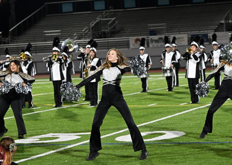 Brooklyn Calhoun performs with the Sussex Tech dance team.