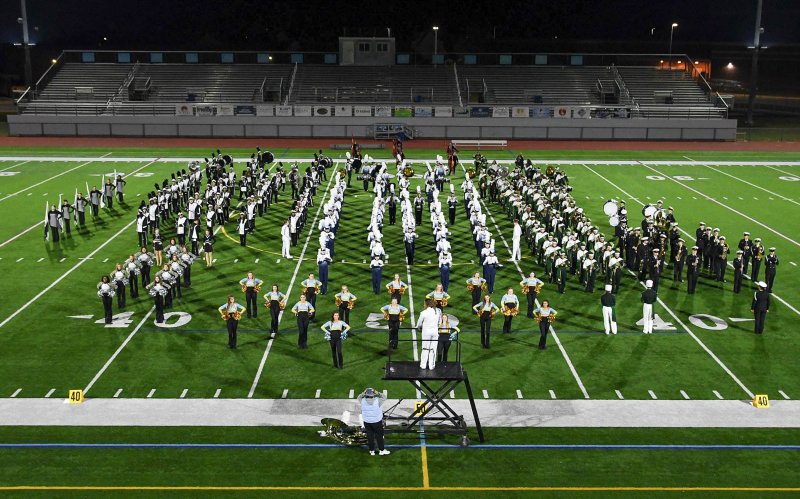 Cape, Indian River, Sussex Tech and Delaware Military Academy bands perform in the Bands at the Beach 2025 event Nov. 1 at Cape’s Legends Stadium. DAN COOK PHOTOS