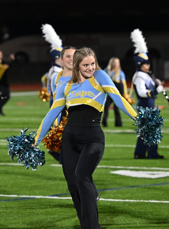 Stella Farrell performs with the Cape dance team.
