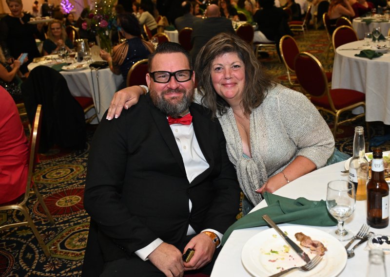 Gary Bradshaw and Deanna Tardive enjoy a beautiful gala.