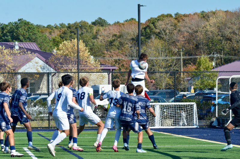 Cape senior Lee Levis shows off an impressive vertical on this corner.
