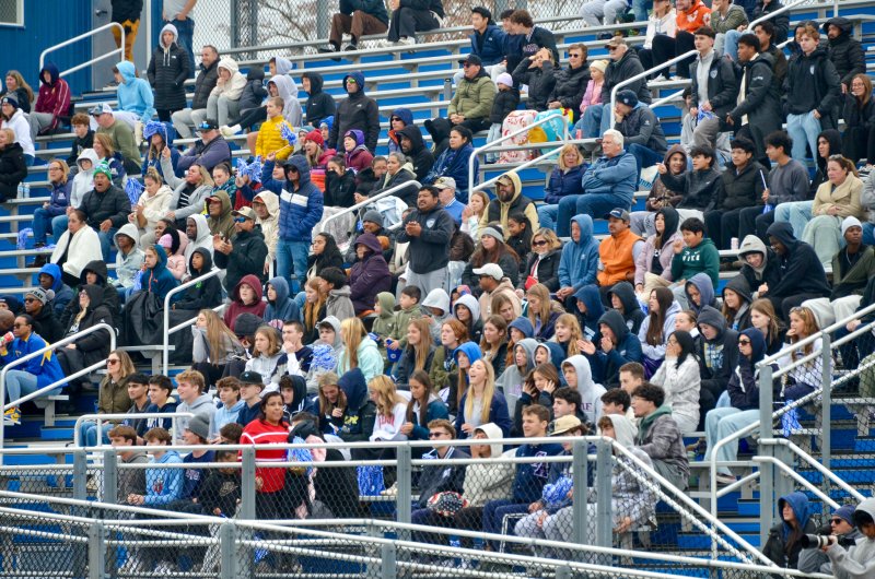 Seahawks student section cheers on the lads as they try to tie the game late.