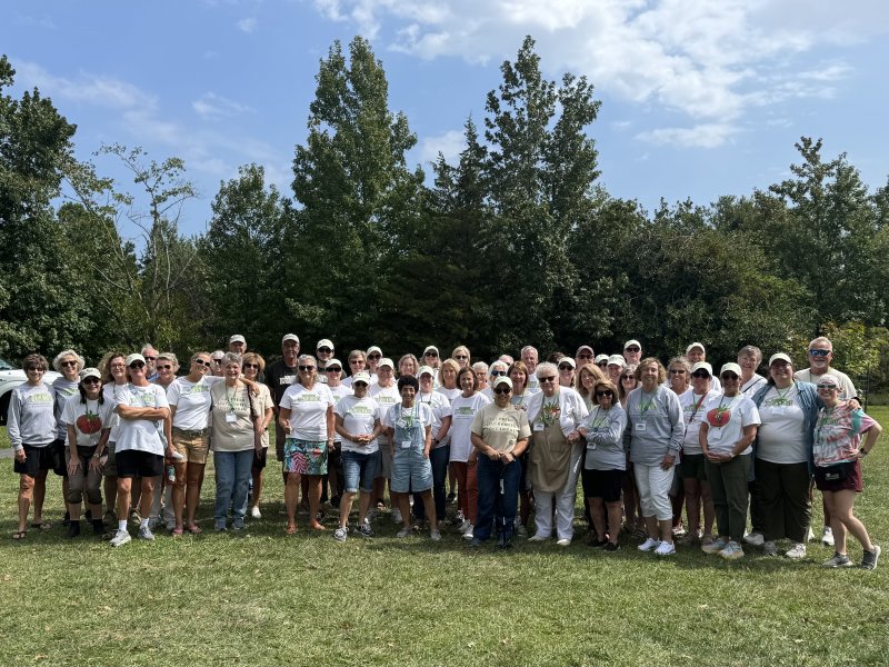 Dozens of volunteers give their time and talents to support the Historic Lewes Farmers Market each week and throughout the year. SUBMITTED PHOTO